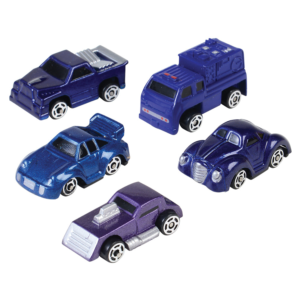 Blue Die-Cast Cars