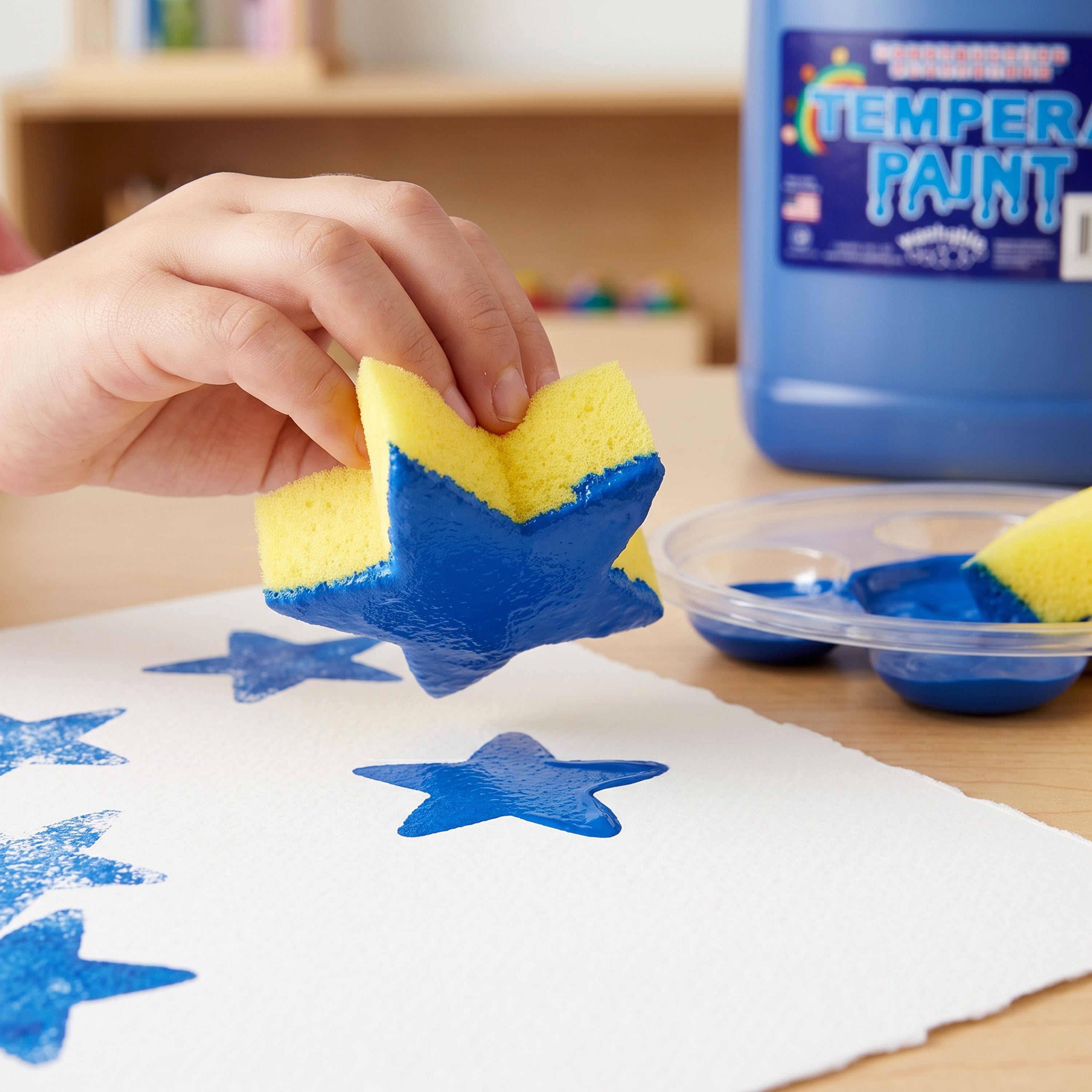 Constructive Playthings® Washable Blue Tempera Paint - Gallon