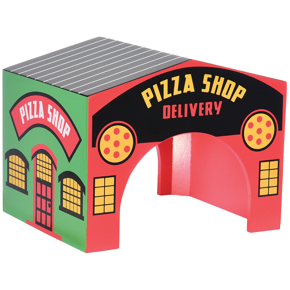 Pizza Shop Wooden Building