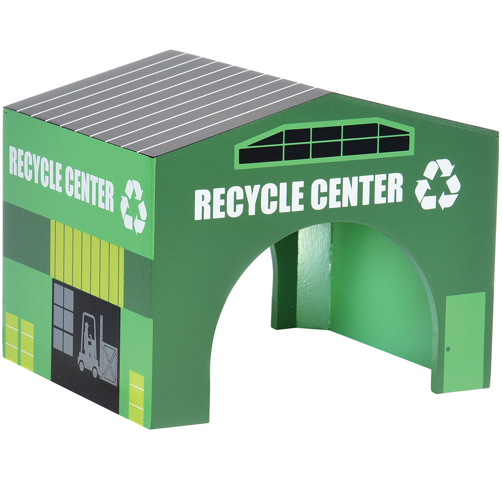 Recycle Center Wooden Building