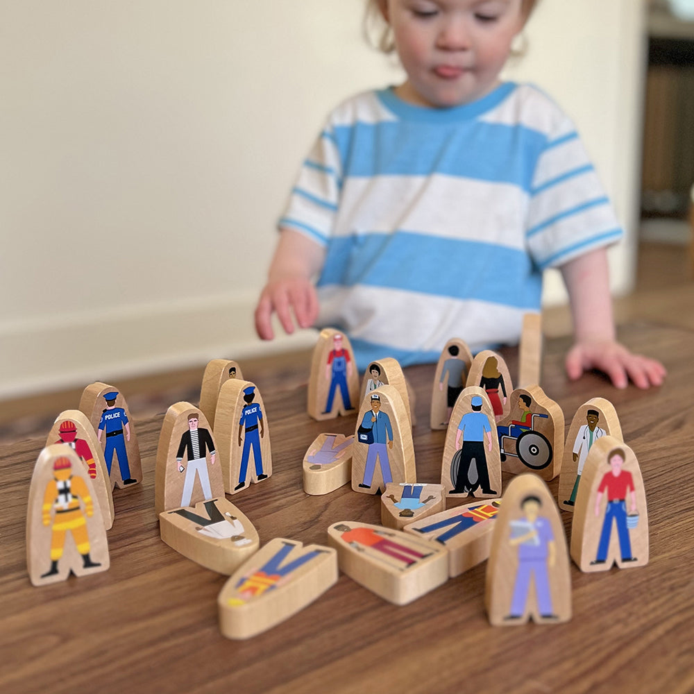 Wooden Community Figures (Set of 25)