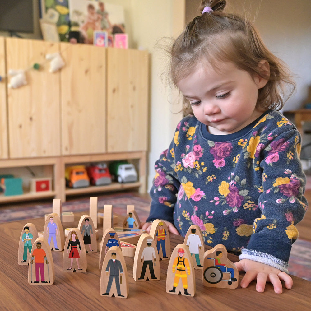 Wooden Community Figures (Set of 25)