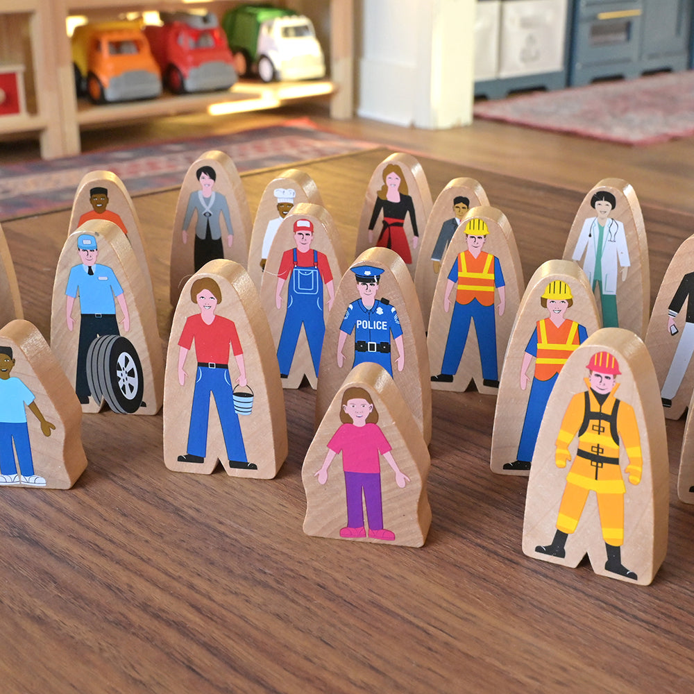 Wooden Community Figures (Set of 25)