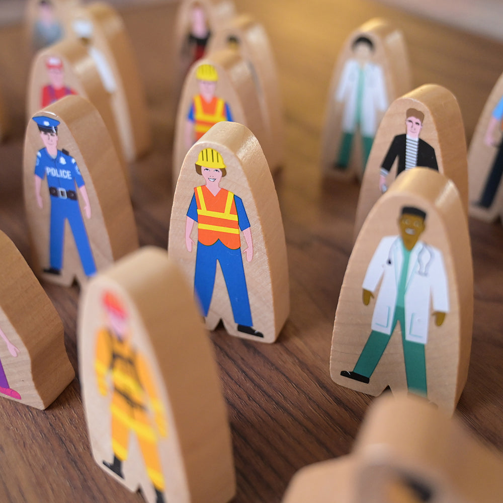 Wooden Community Figures (Set of 25)