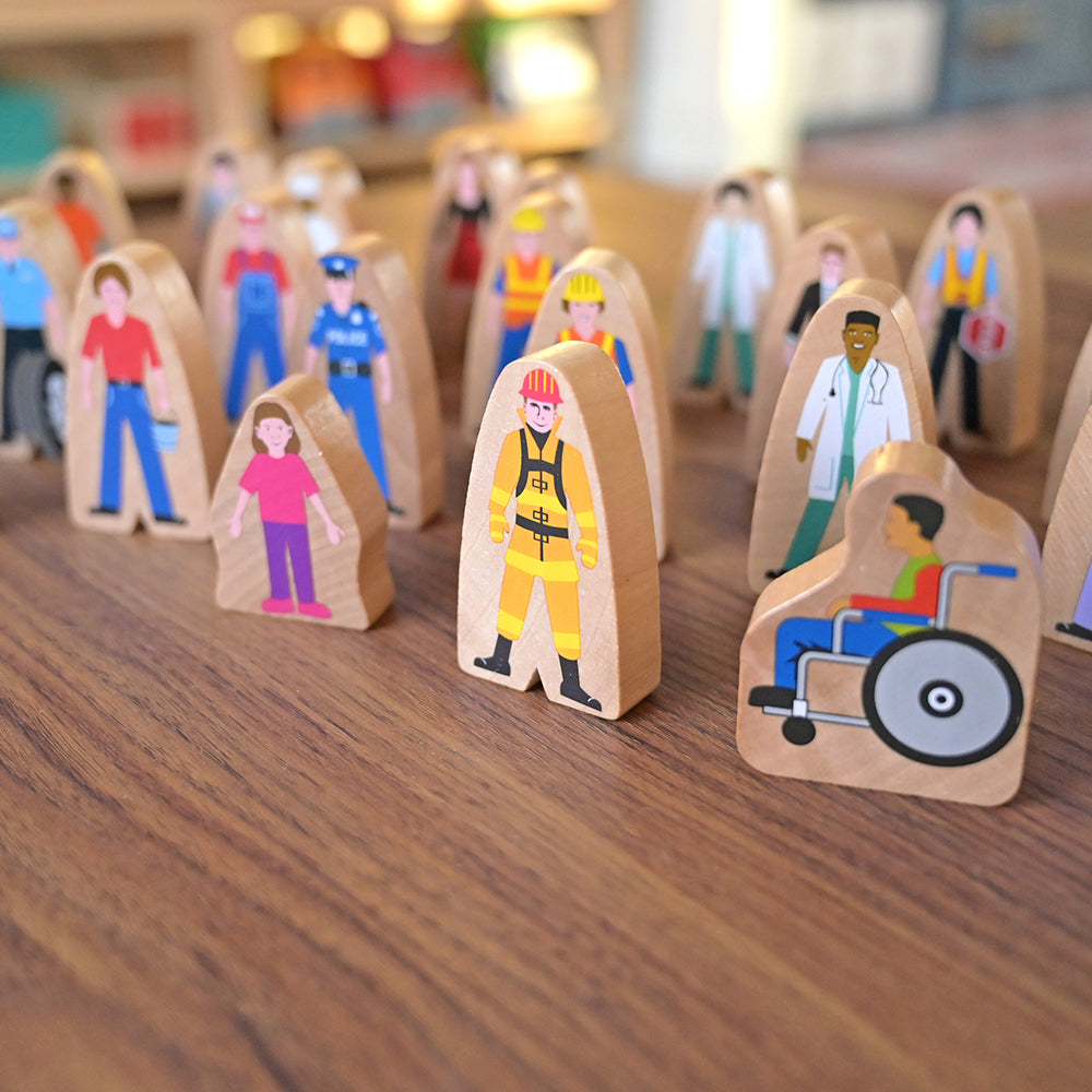 Wooden Community Figures (Set of 25)