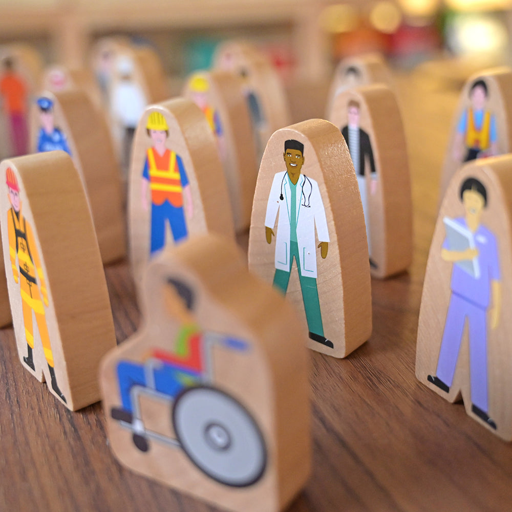 Wooden Community Figures (Set of 25)