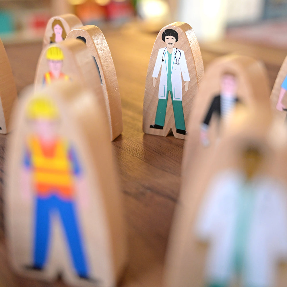 Wooden Community Figures (Set of 25)