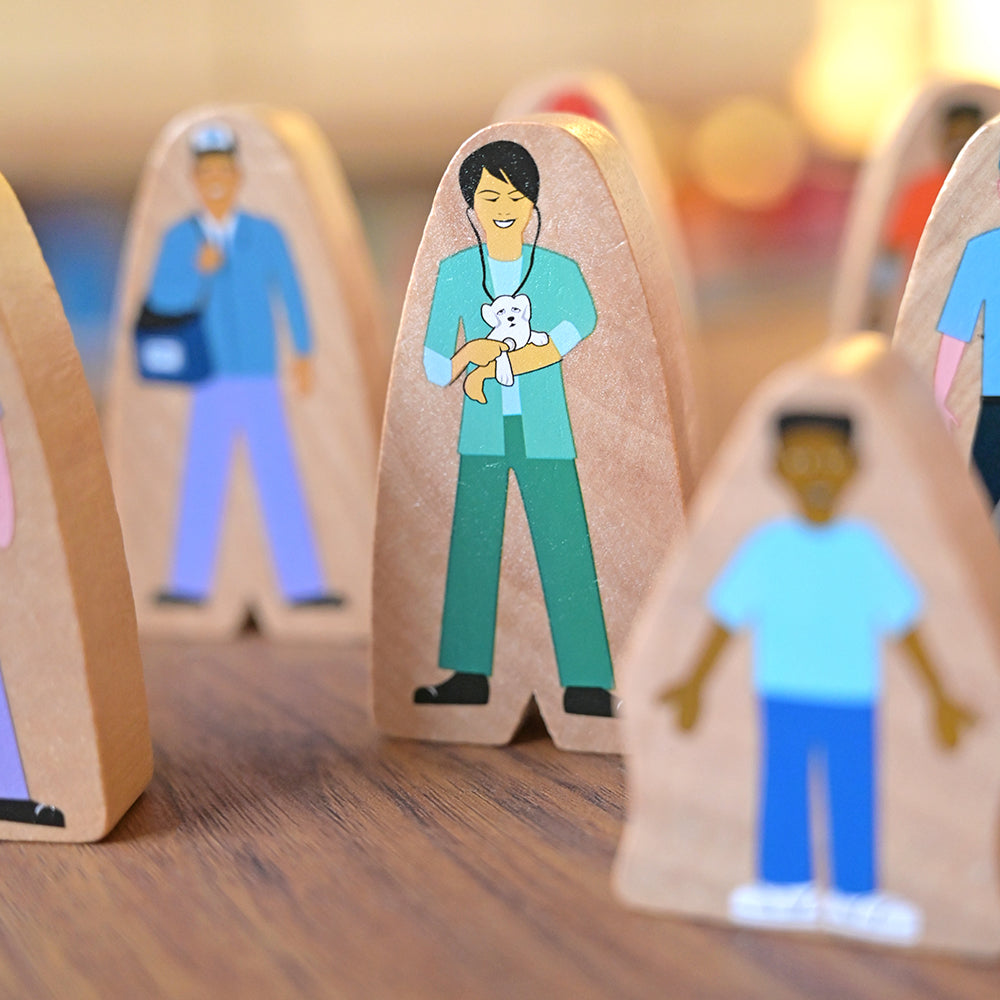 Wooden Community Figures (Set of 25)