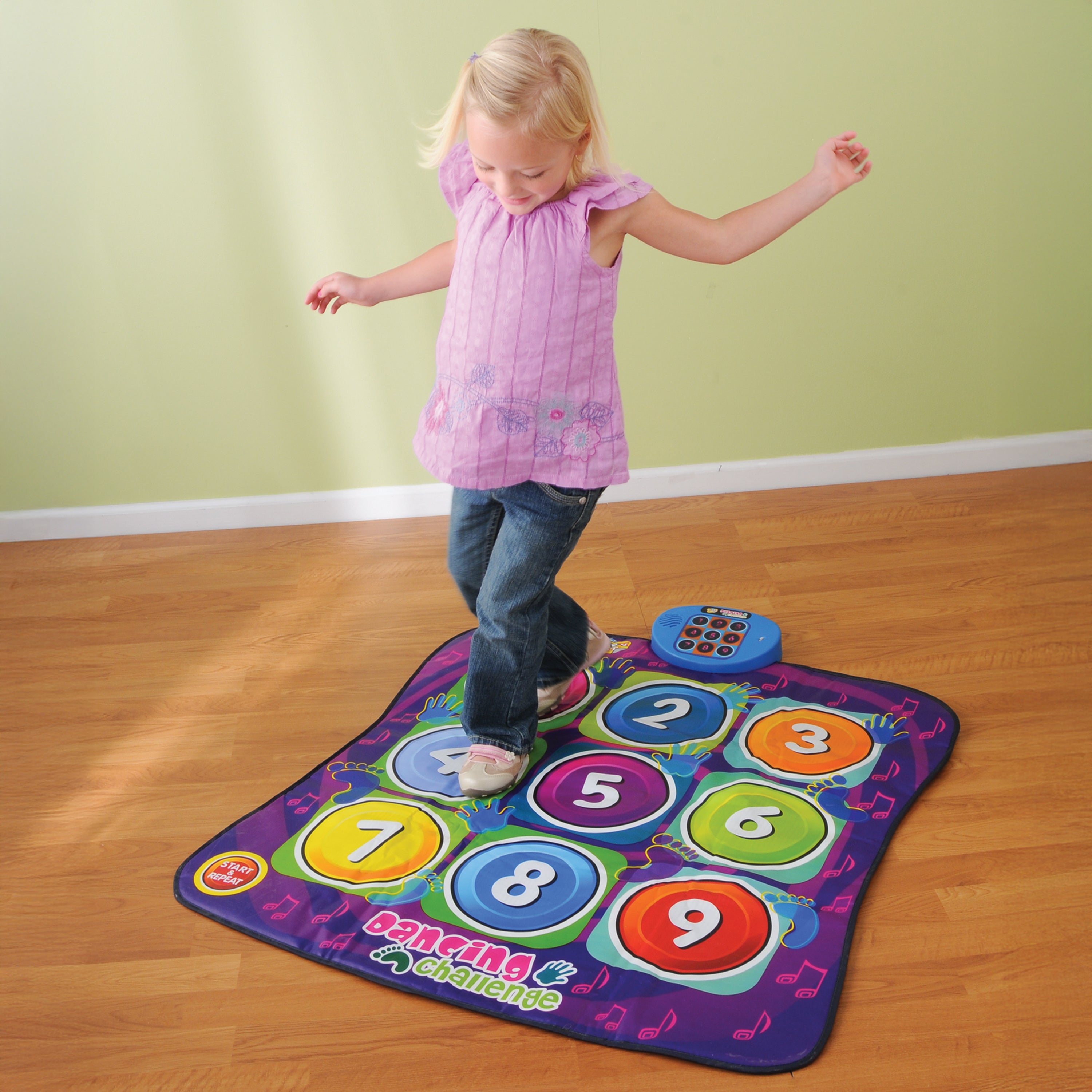 Light-Up Dancing Floor Mat for Kids – Interactive Movement & Number Learning Game Ages 3+