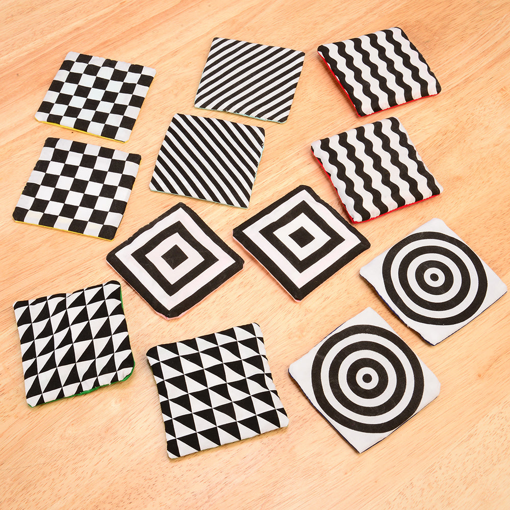 Black & White Side of Tactile Patches