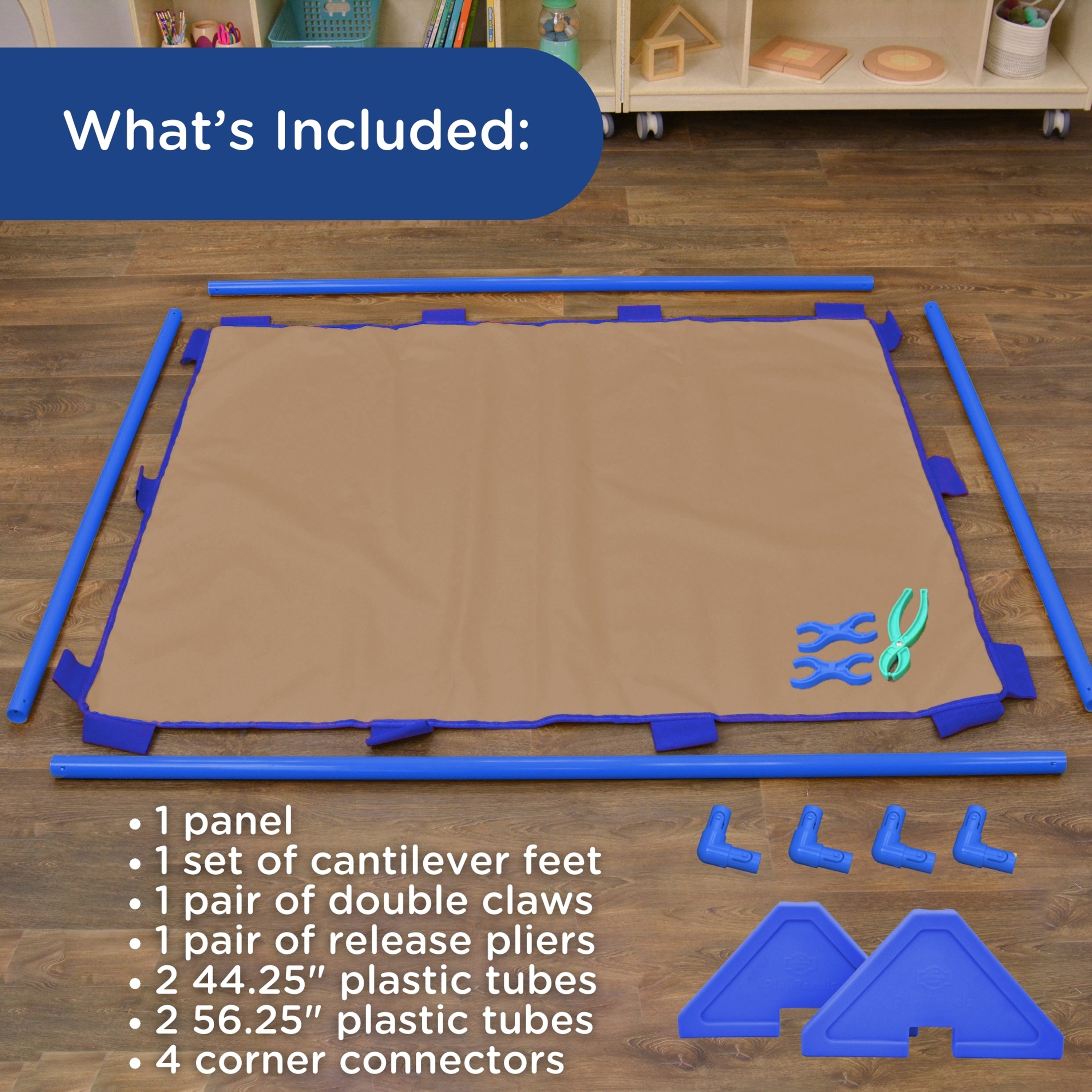 Big Screen PlayPanel - Almond with Feet