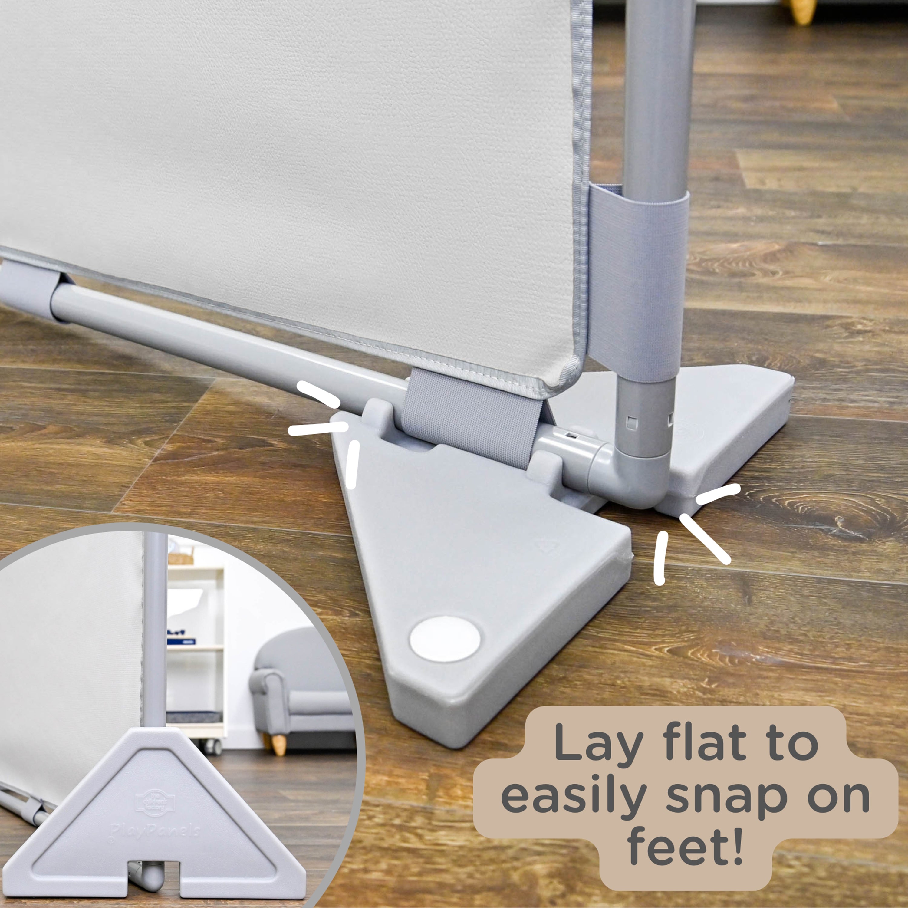 Big Screen PlayPanel - Glacier Gray with Feet
