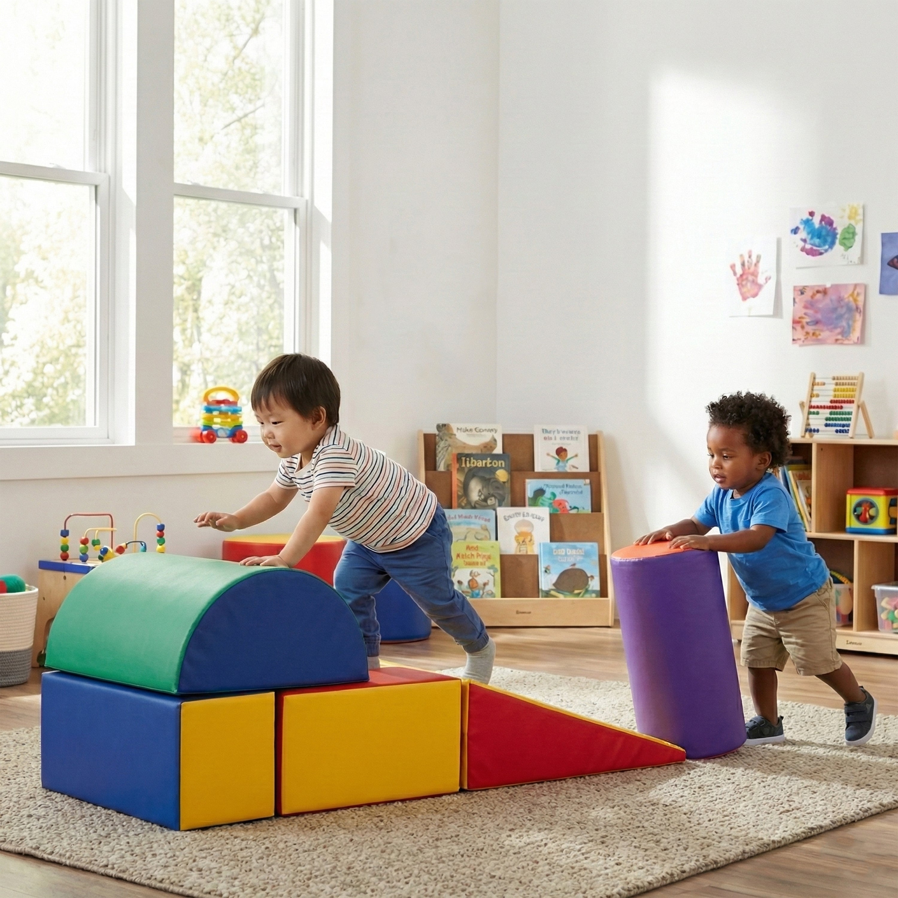 5 Piece Lightweight Vinyl Soft Play Forms For Toddlers