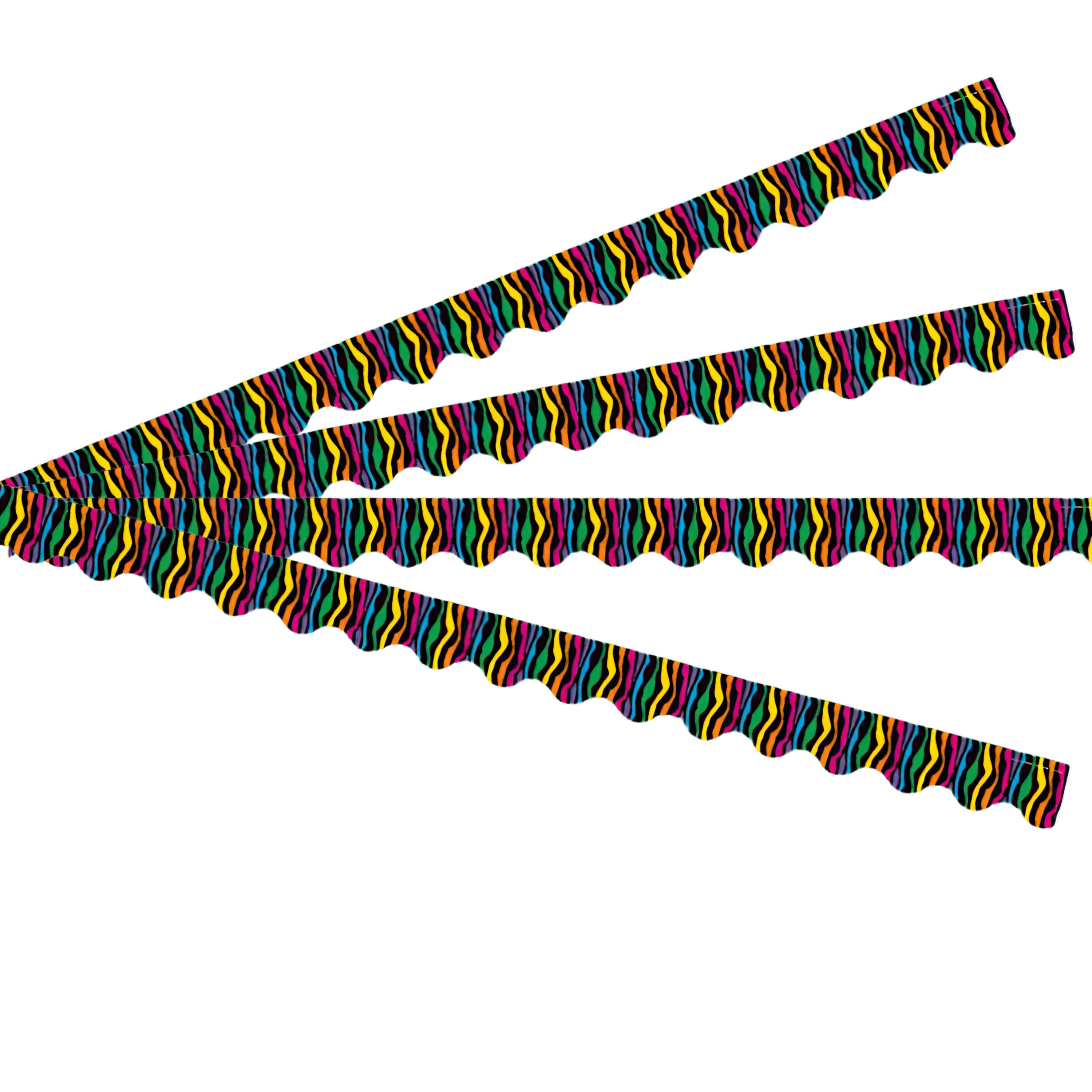 Wild Stripes Scalloped Border Trim