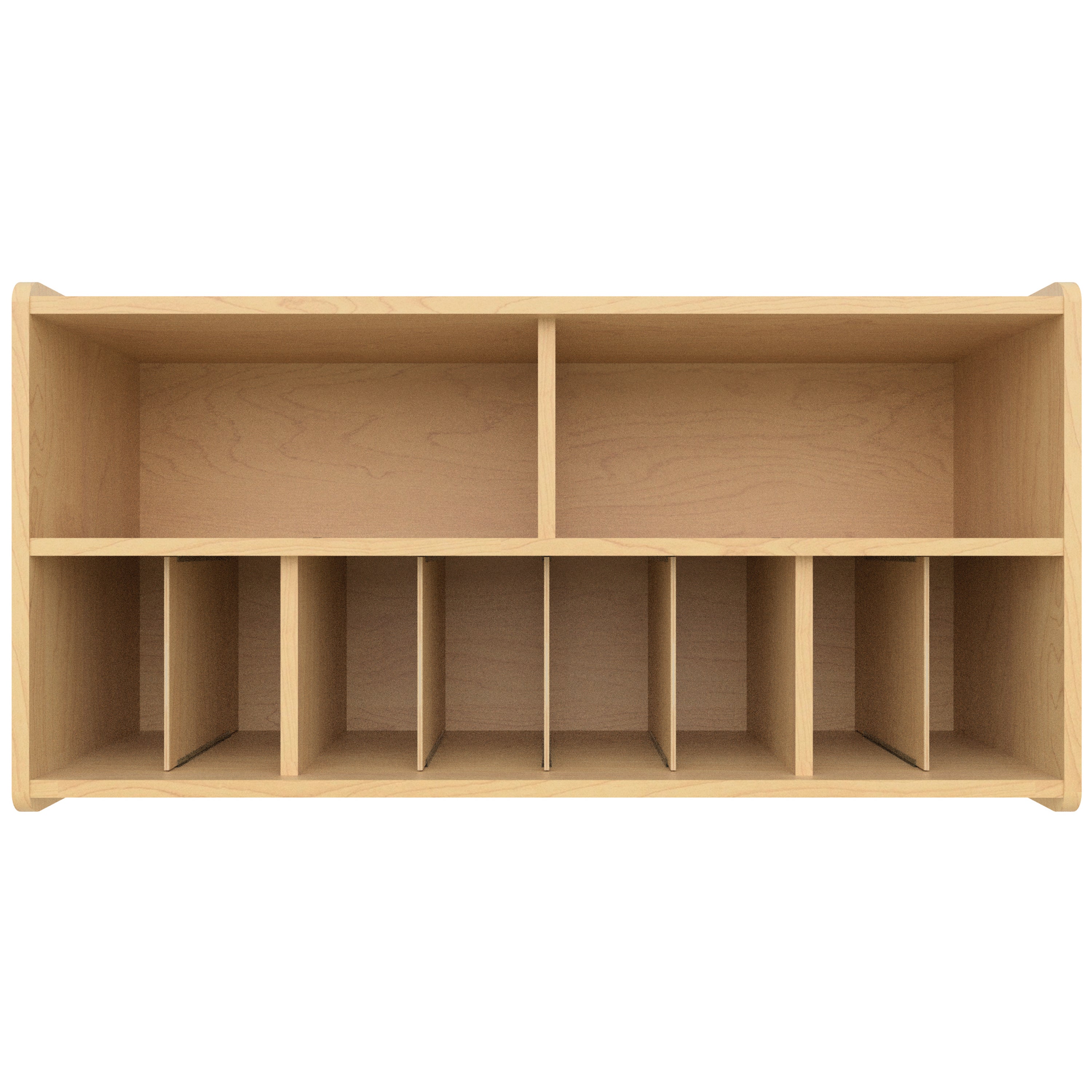 Tot Mate Maple Colored Wall Overhead Storage