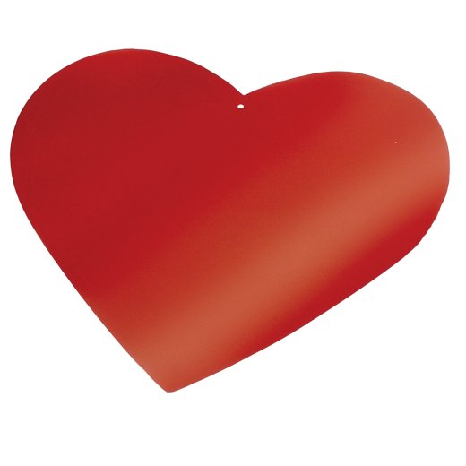 4" Foil Heart Cutouts – Set of 36