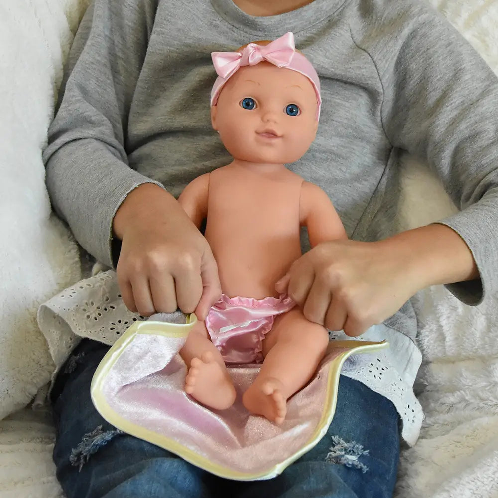 Pretend Play Time with Tender Touch Caucasian Baby Doll