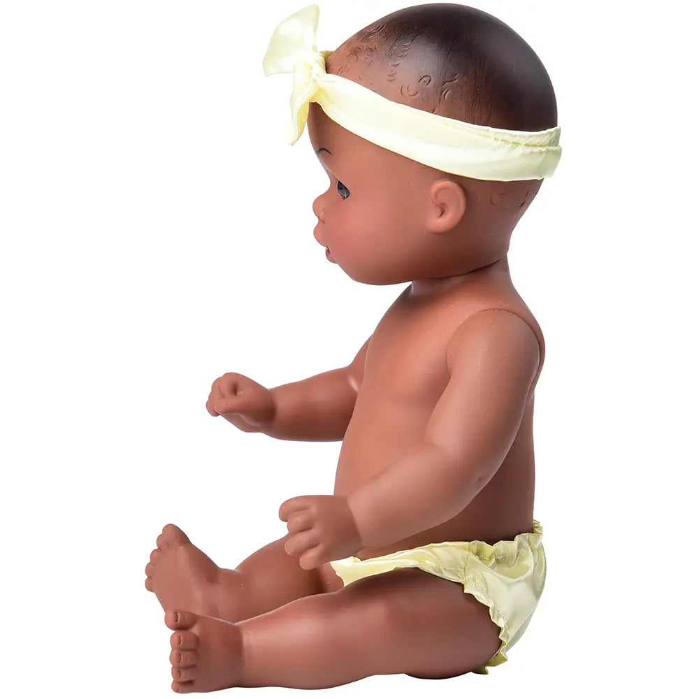 Side View of Ultra-Soft & Realistic Tender Touch African American Baby Doll