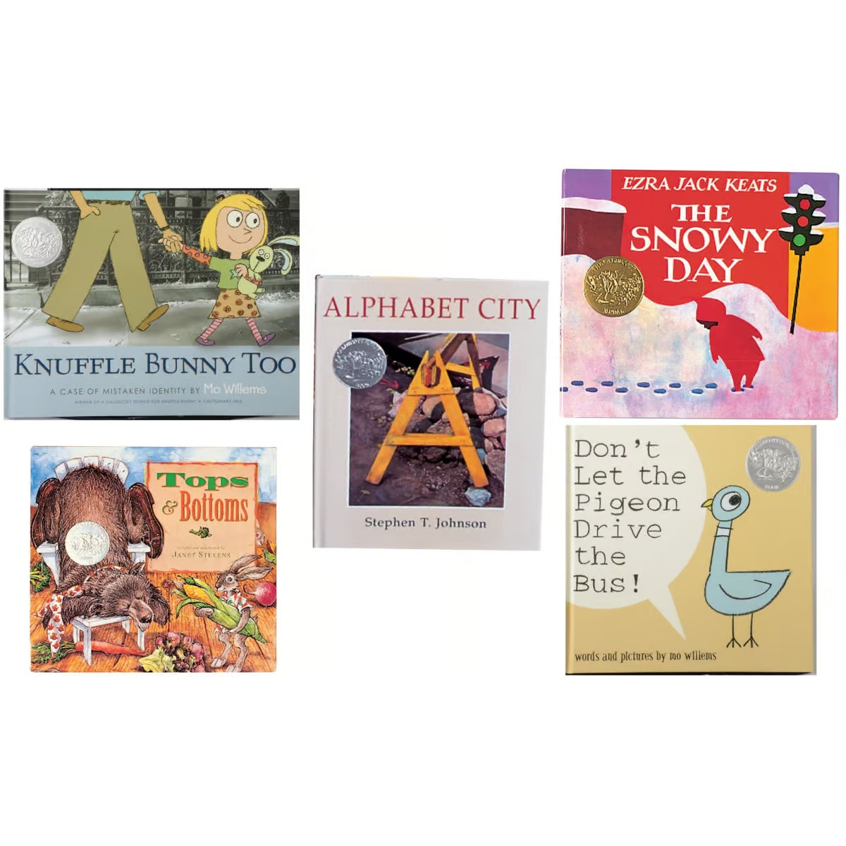 Caldecott Medal Books Set 2 of 5 Titles