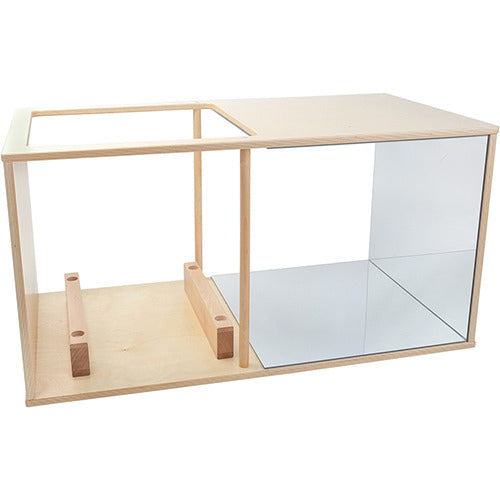 Light Cube Cabinet with 3 Mirrors