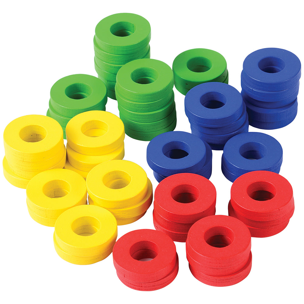 Wooden Math Bundle: Counting, Colors & Shapes