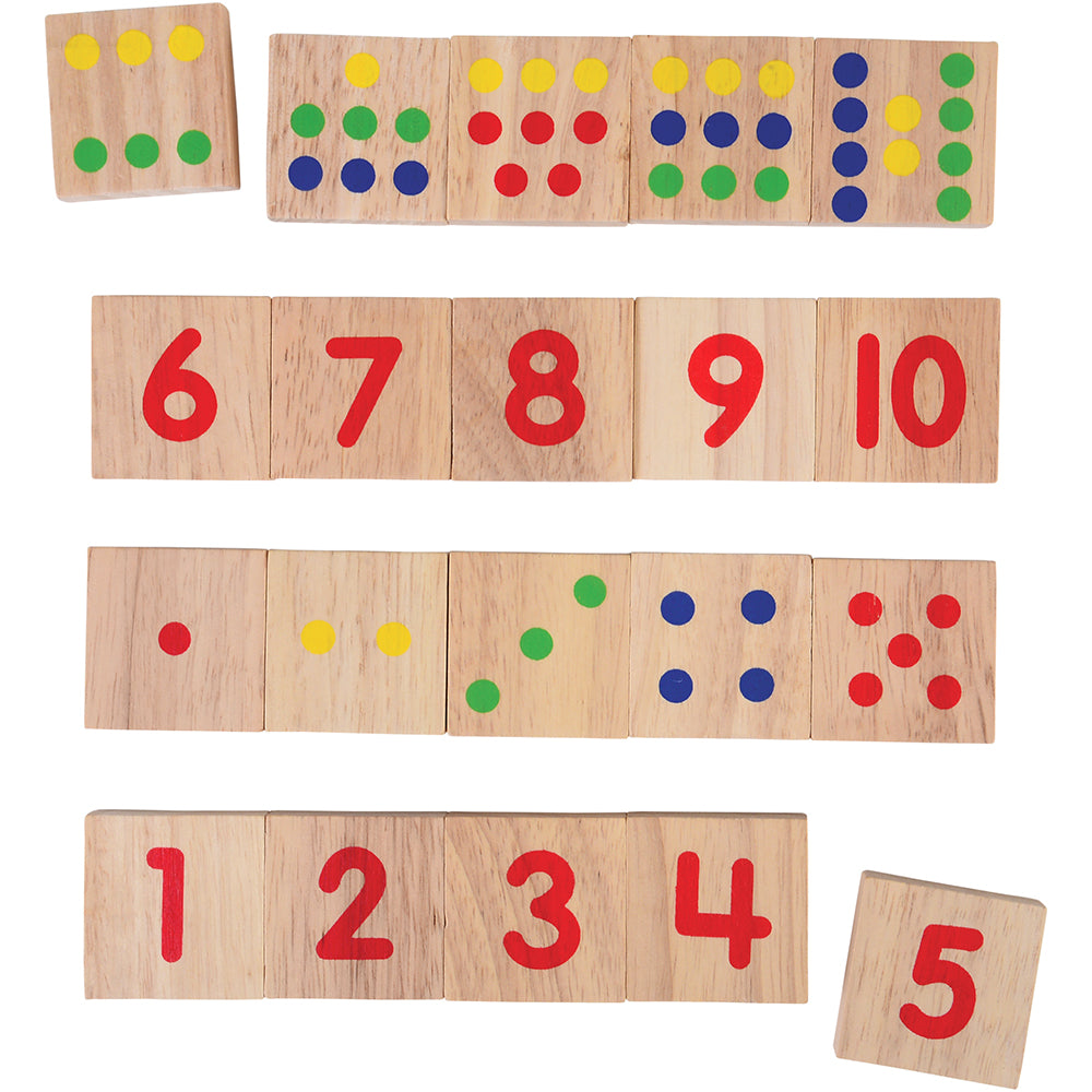 Wooden Math Bundle: Counting, Colors & Shapes