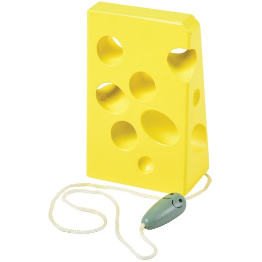 Wooden Lacing Game – Cheese & Mouse