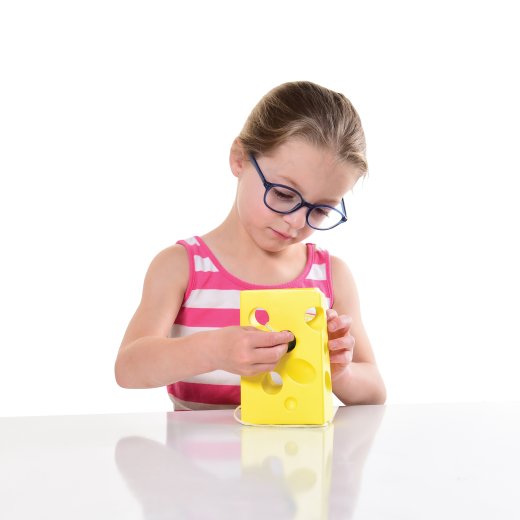 Wooden Lacing Game – Cheese & Mouse