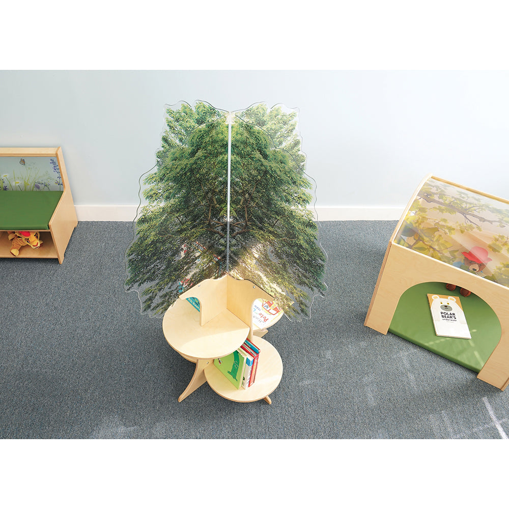 Top View of Nature View Tree Book Shelf