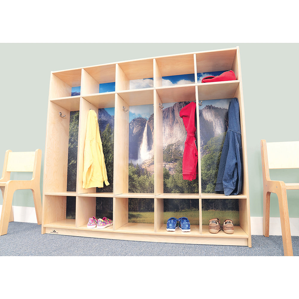 Nature View Five Section Coat Locker