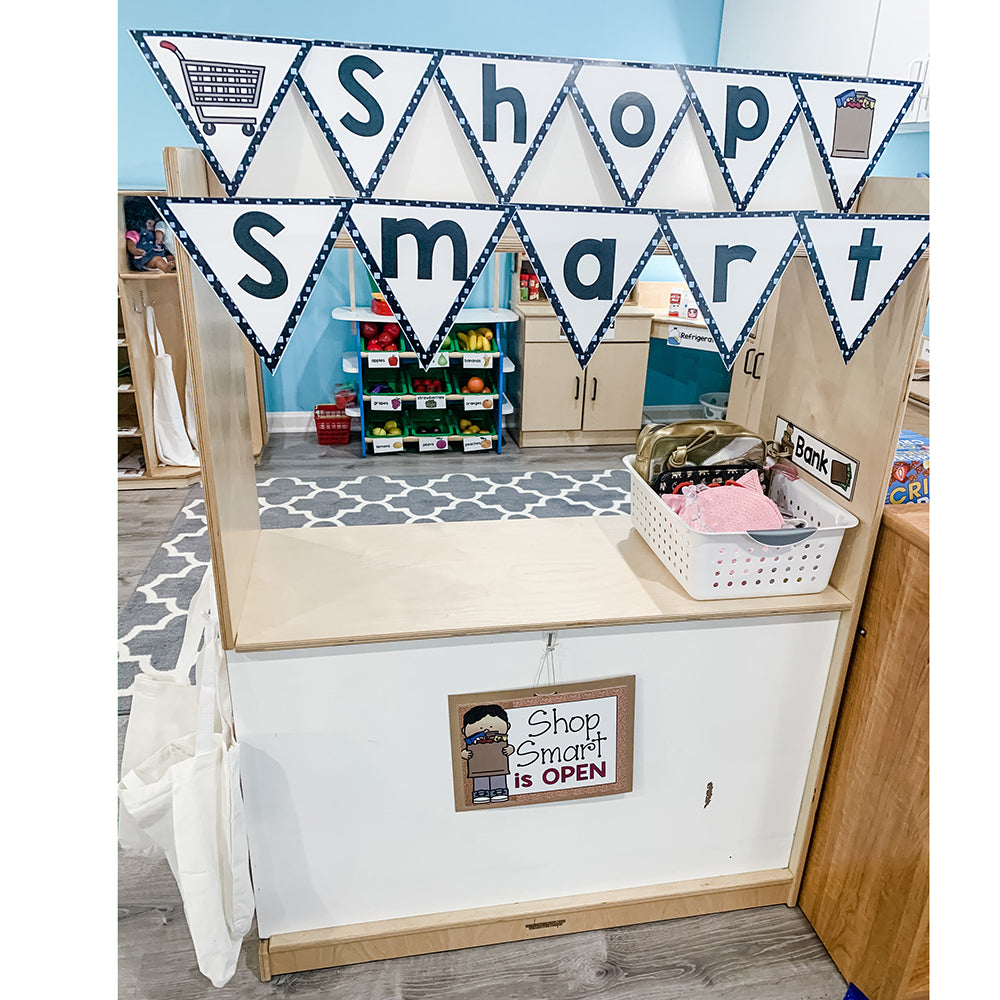 Create-It Station Dressed Up As A Grocery Shop