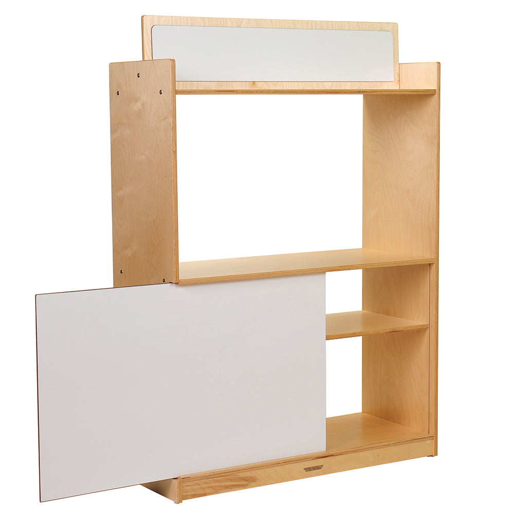 Wooden Create-It Station with Removeable Bottom Whiteboard