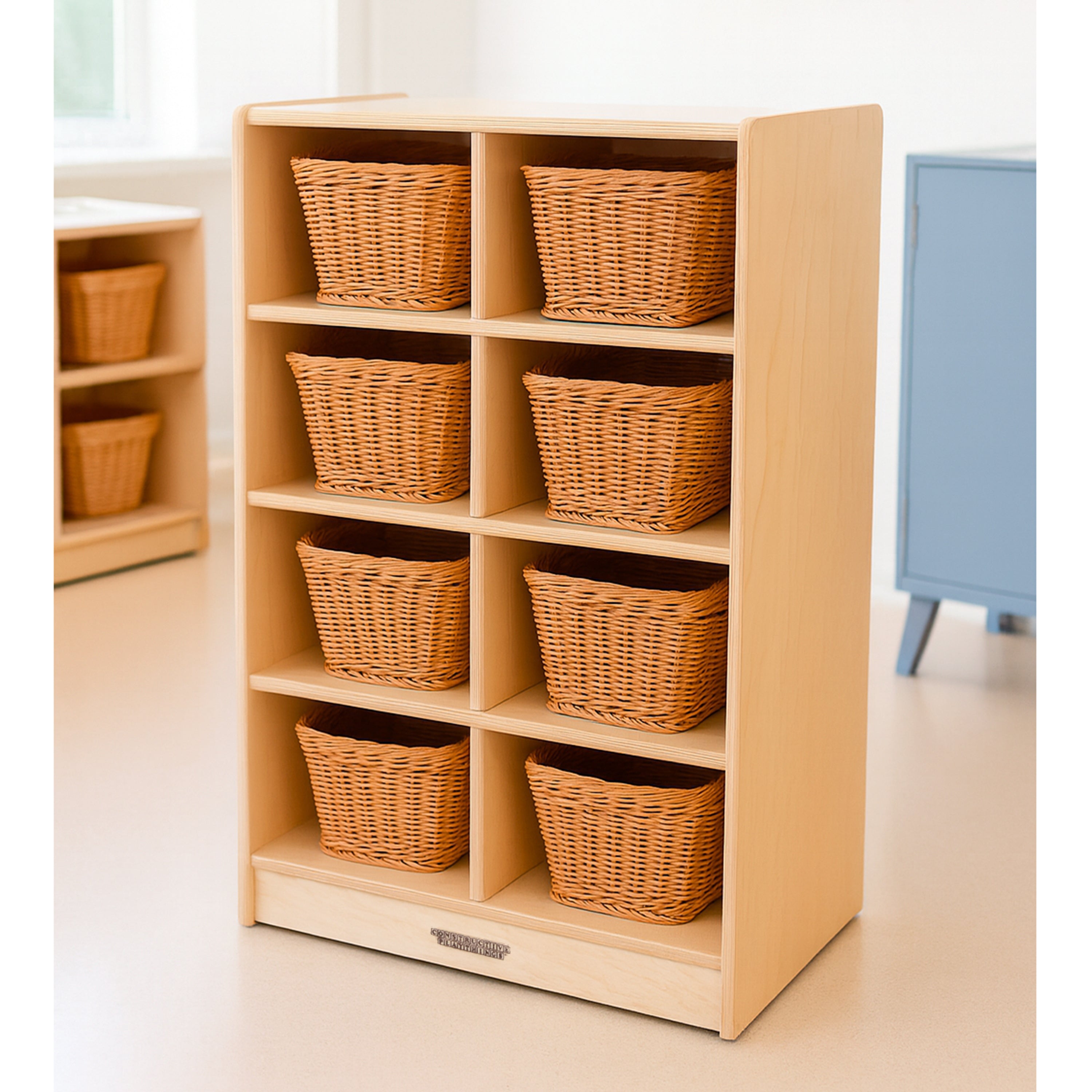 8 Tote Birch Storage Shelf | Durable Classroom Organization