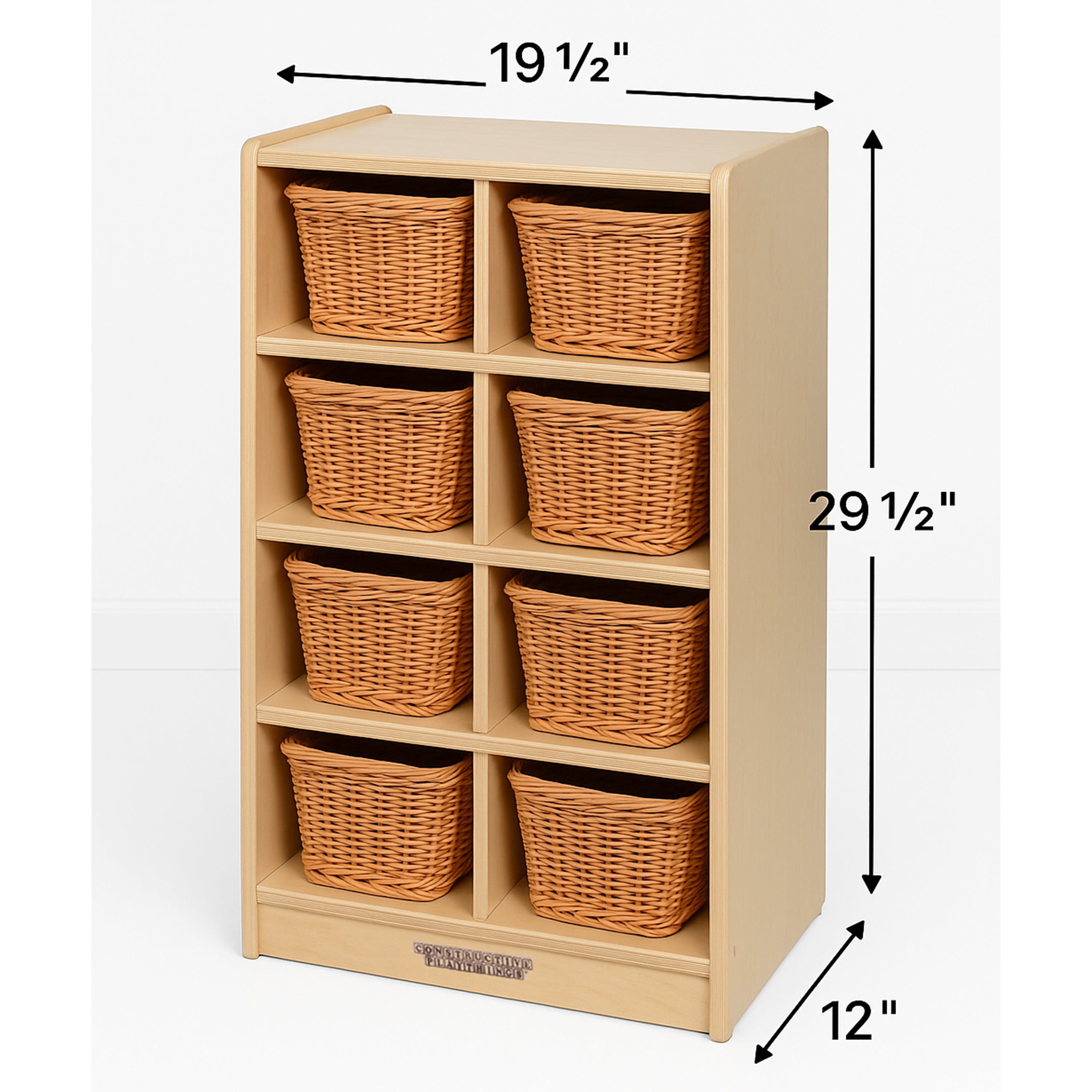 8 Tote Birch Storage Shelf | Durable Classroom Organization