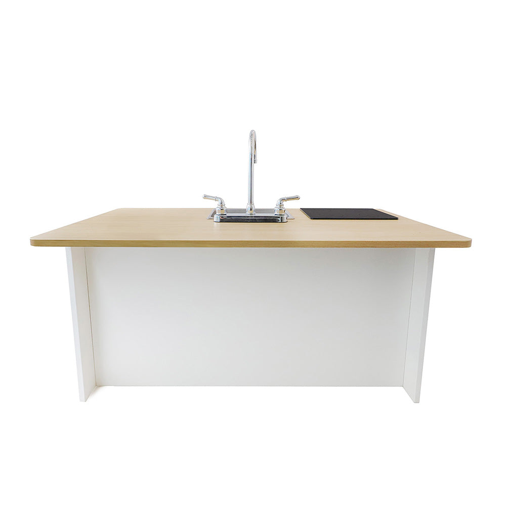Back View of elevatED™ Kitchen Island Breakfast Bar