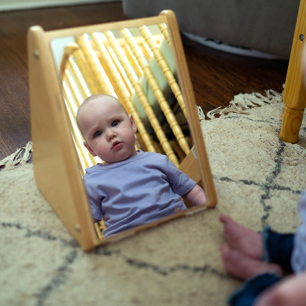 Mirrored Image of Infant