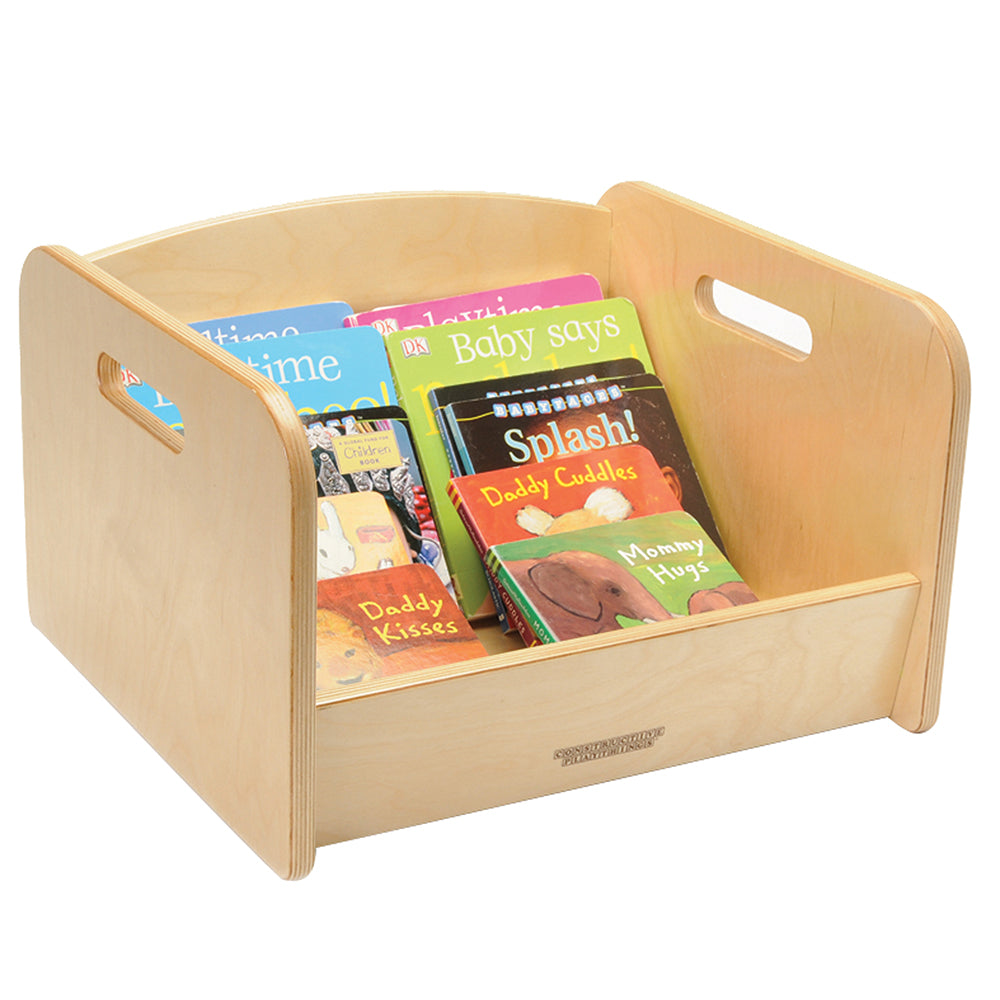 Birch Floor Book Browser | Eco-Friendly Wooden Classroom Storage