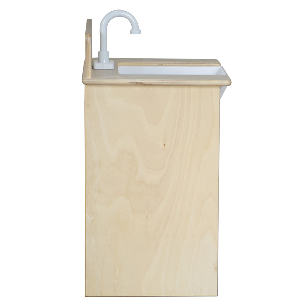 Side View of Pretend Play Farmhouse Sink