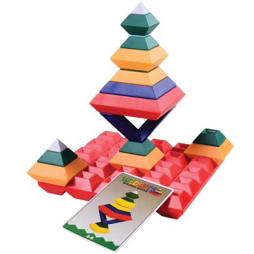 WEDGiTS® Junior Activity Kit – 20 Piece STEM Building Set Wedgits
