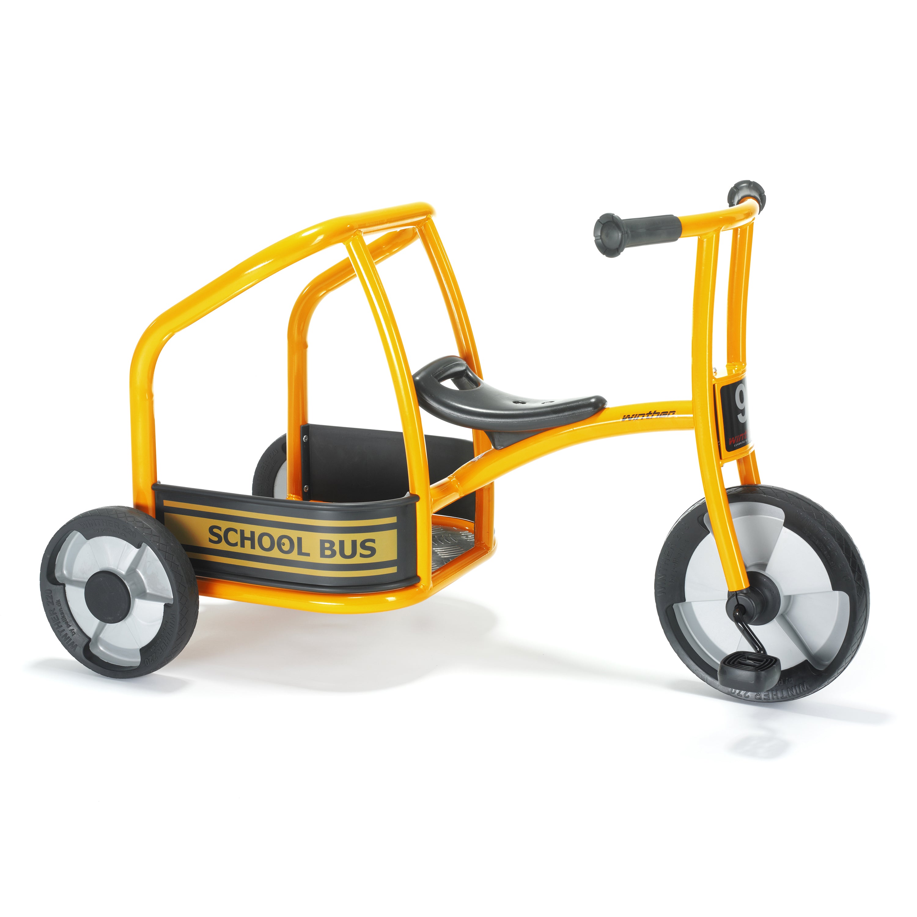 Carry-All School Bus Ride-On for Kids Ages 4-8 | Passenger Cargo