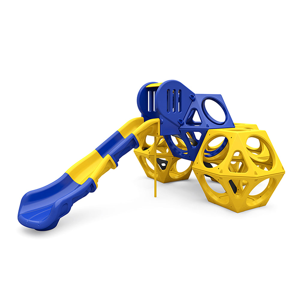 Skqube Slide and Climber in Primary Colors