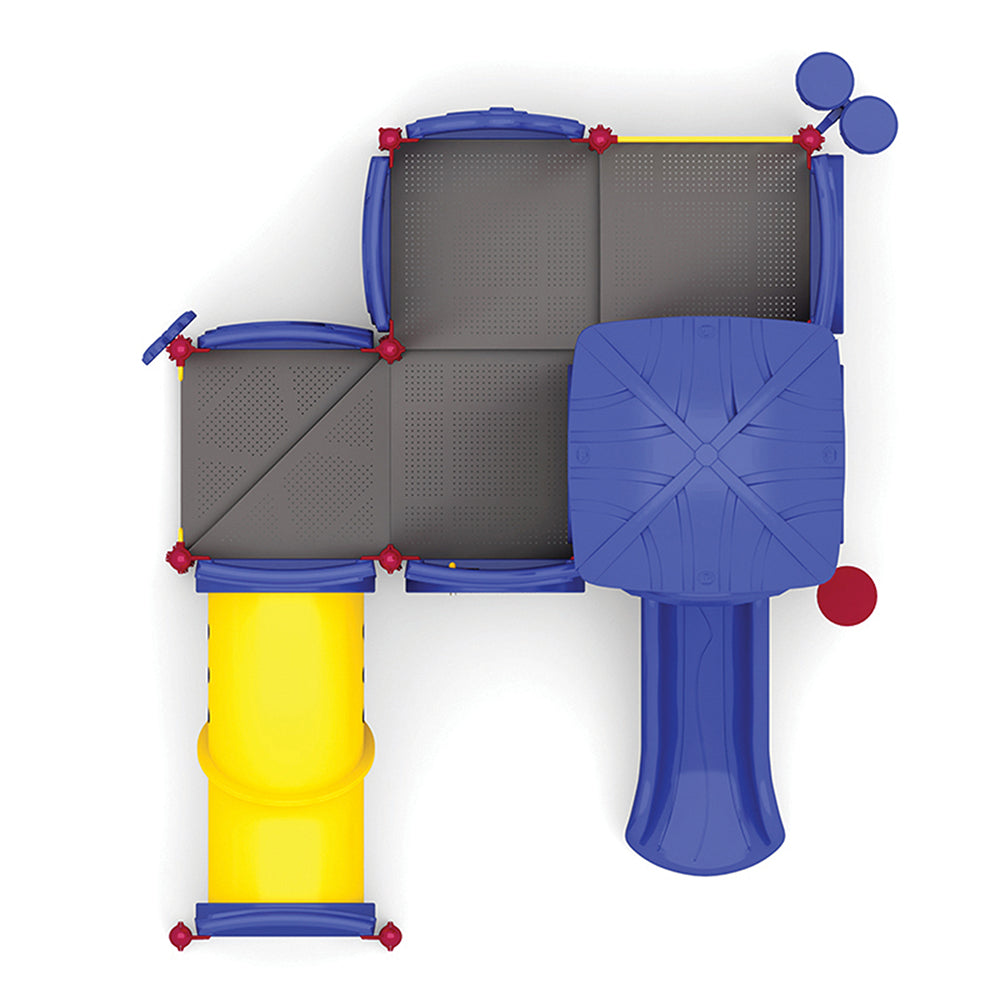 Top View of Primary Colored Ashton Playground (with roof)