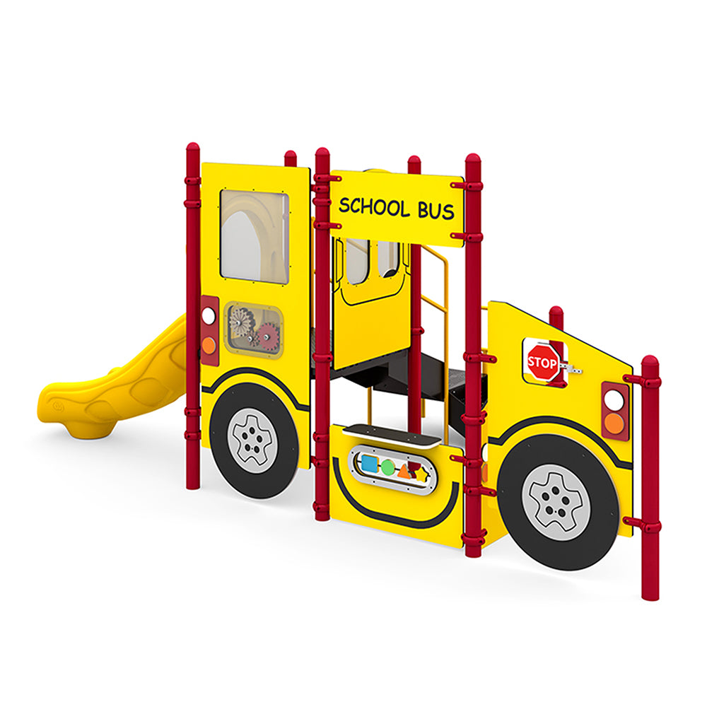 Kidz Bus Playground Playset | Fun Imagination Station for Ages 2-5