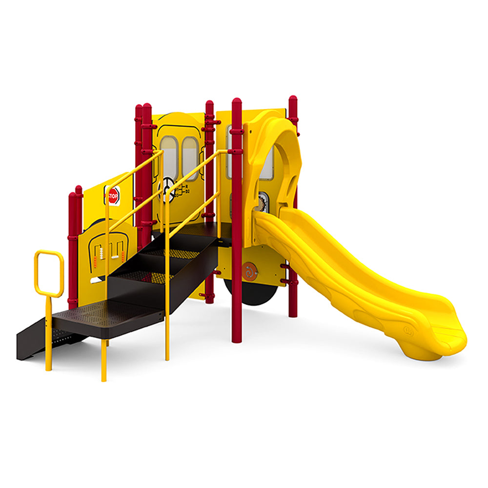 Kidz Bus Playground Playset with Slide