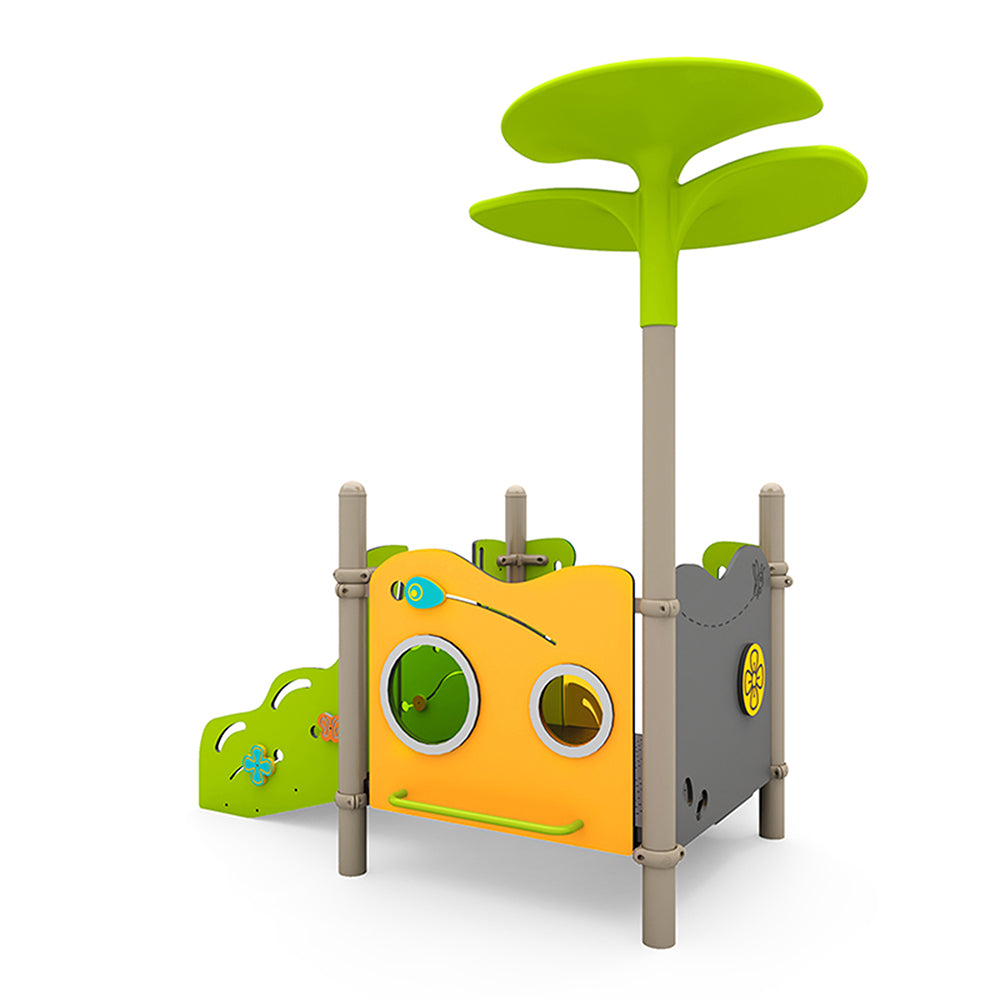 Backside of Petunia Playground Toddler Slide