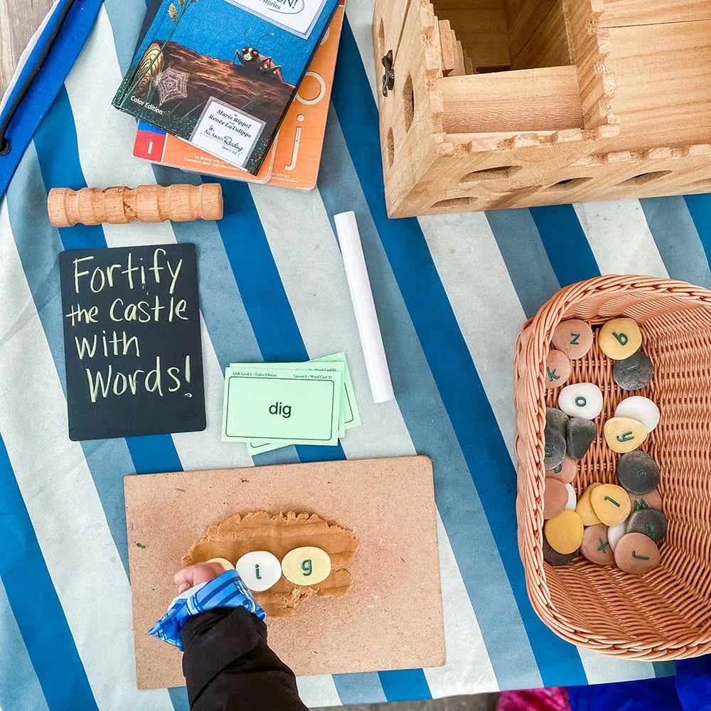 Forming Words with Alphabet Stones