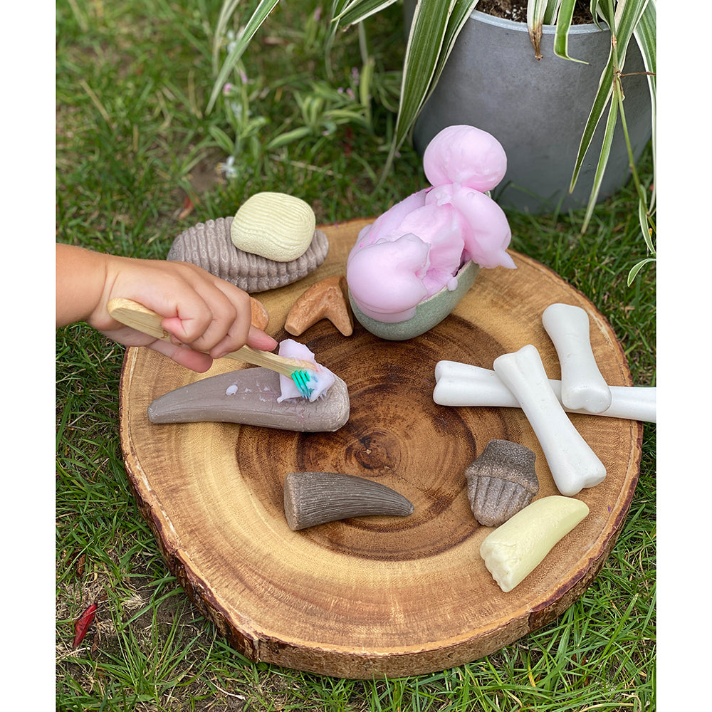 Sensory Play with Prehistoric Teeth