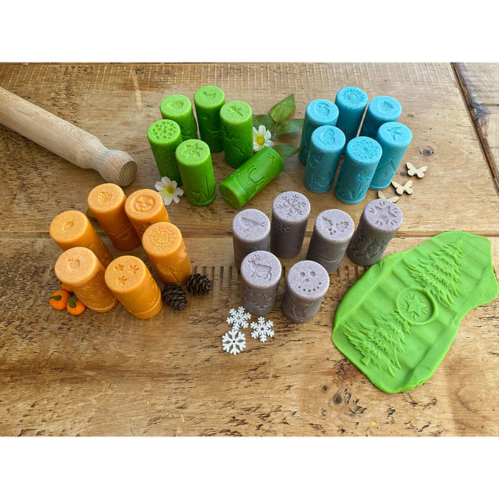 24 Piece Set of Dough Rollers