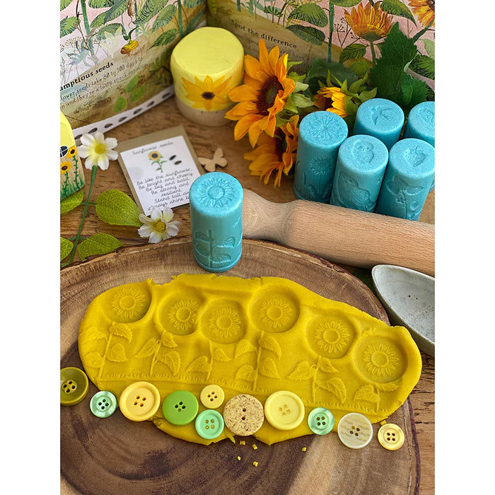 Sunflower Clay Impressions