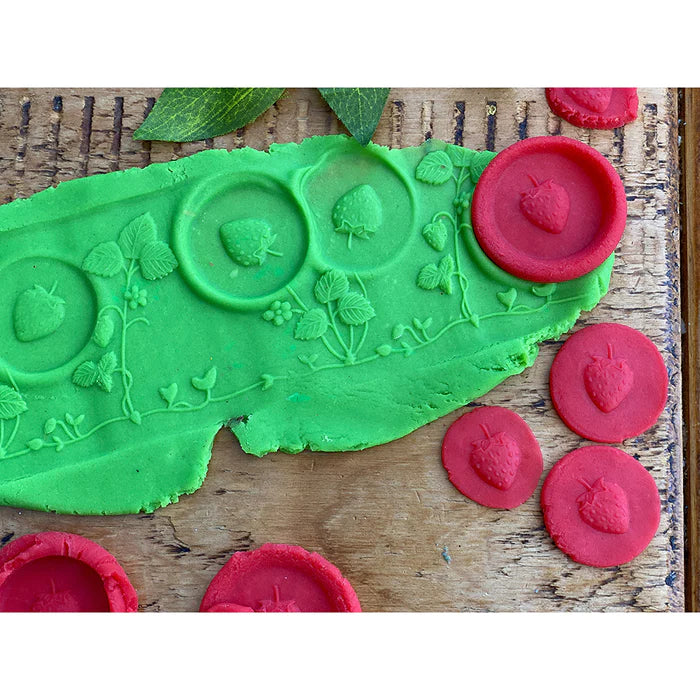 Strawberries Clay Impressions